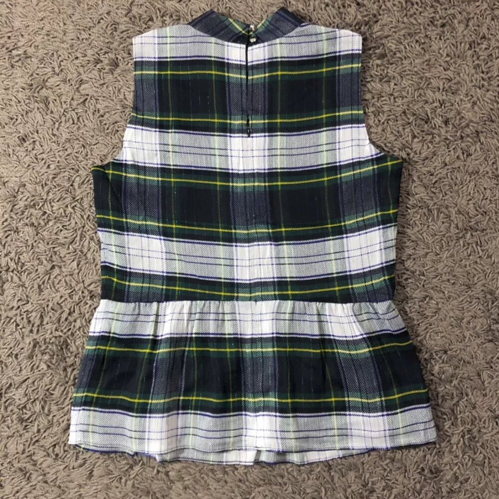 J crew Plaid Top Shirt - Picture 2 of 4